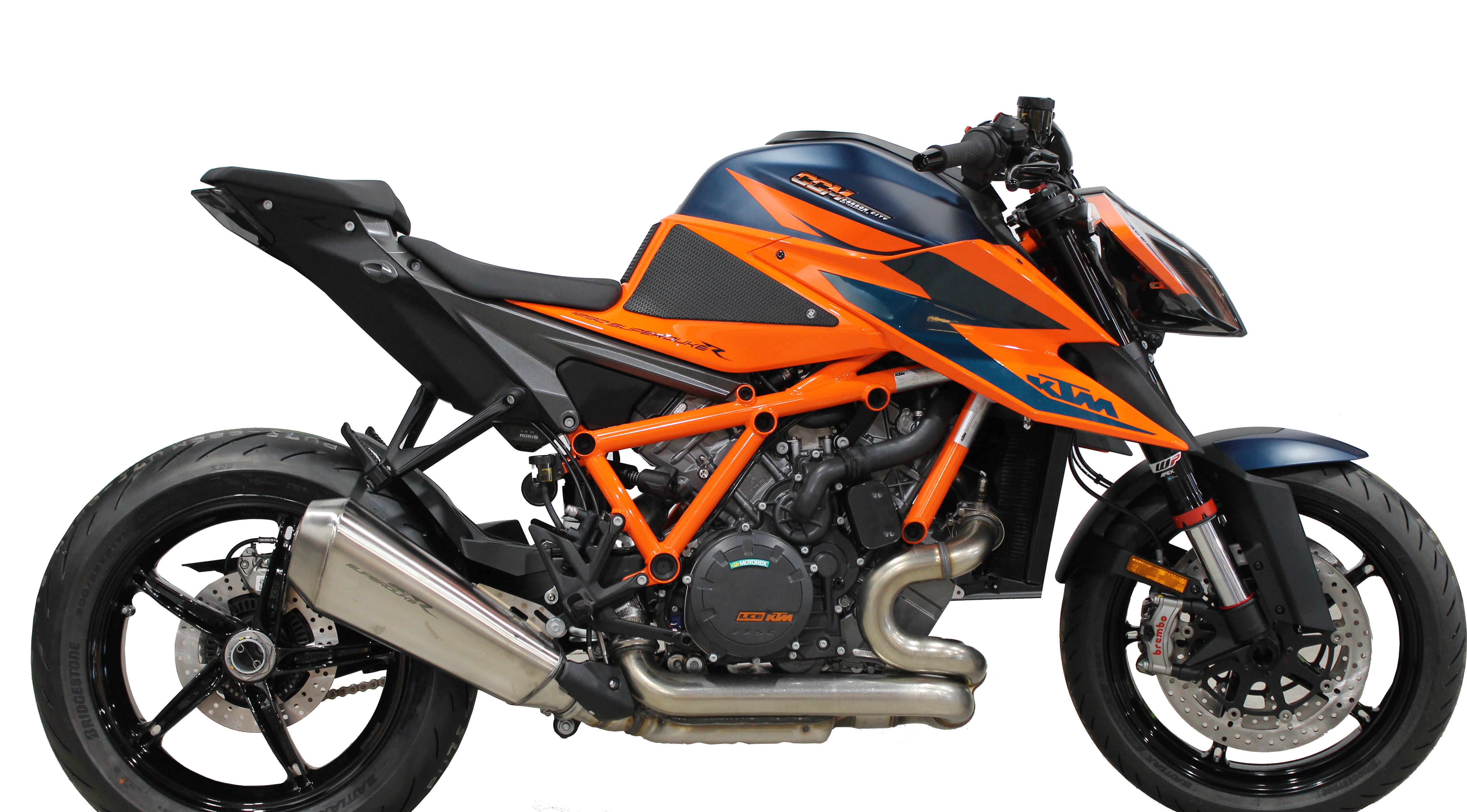 TechSpec Tank Grip Pads for the KTM 1290 Super Duke R (20-23) TechSpec Tank Grip Pads for the KTM 1290 Super Duke R (20-23)